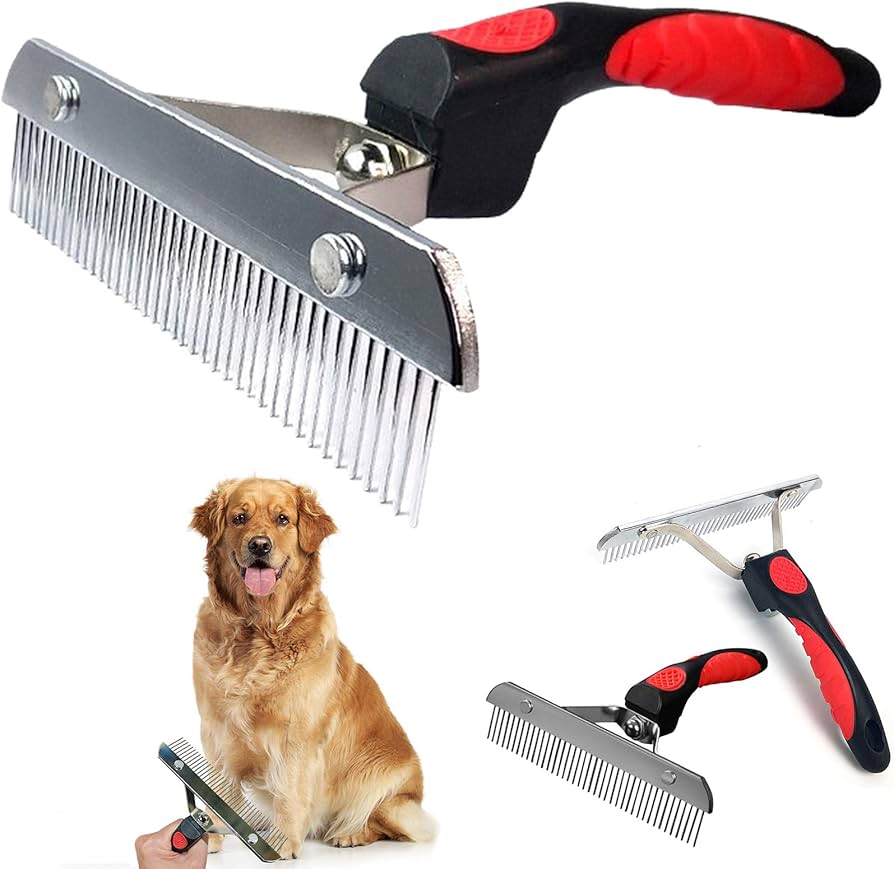 Heavy DUTY RAKE COMB FOR MEDIUM & LARGE BREEDS OF DOG