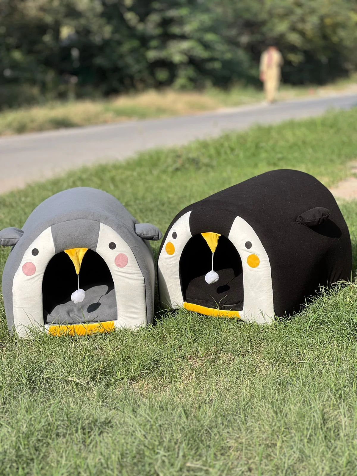 Penguin Pet House in Bed