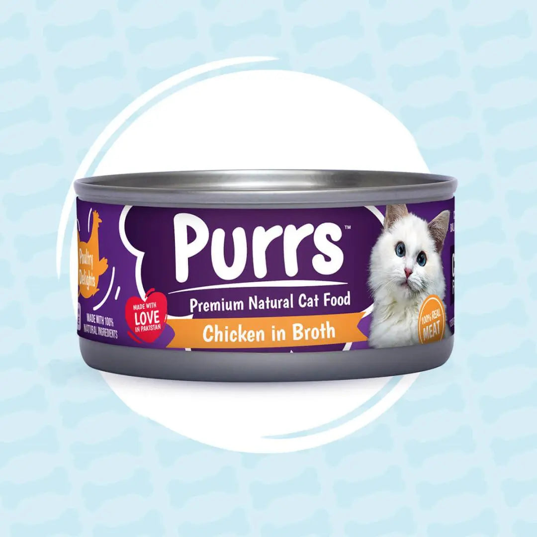 Purrs wet cat food 130g tin best for All ages