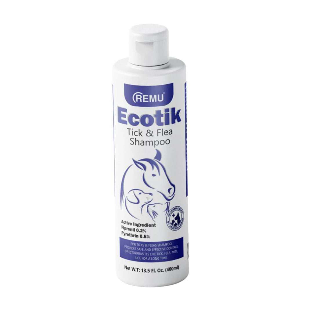 Remu - Ecotik Medicated Shampoo for Cats and Dogs