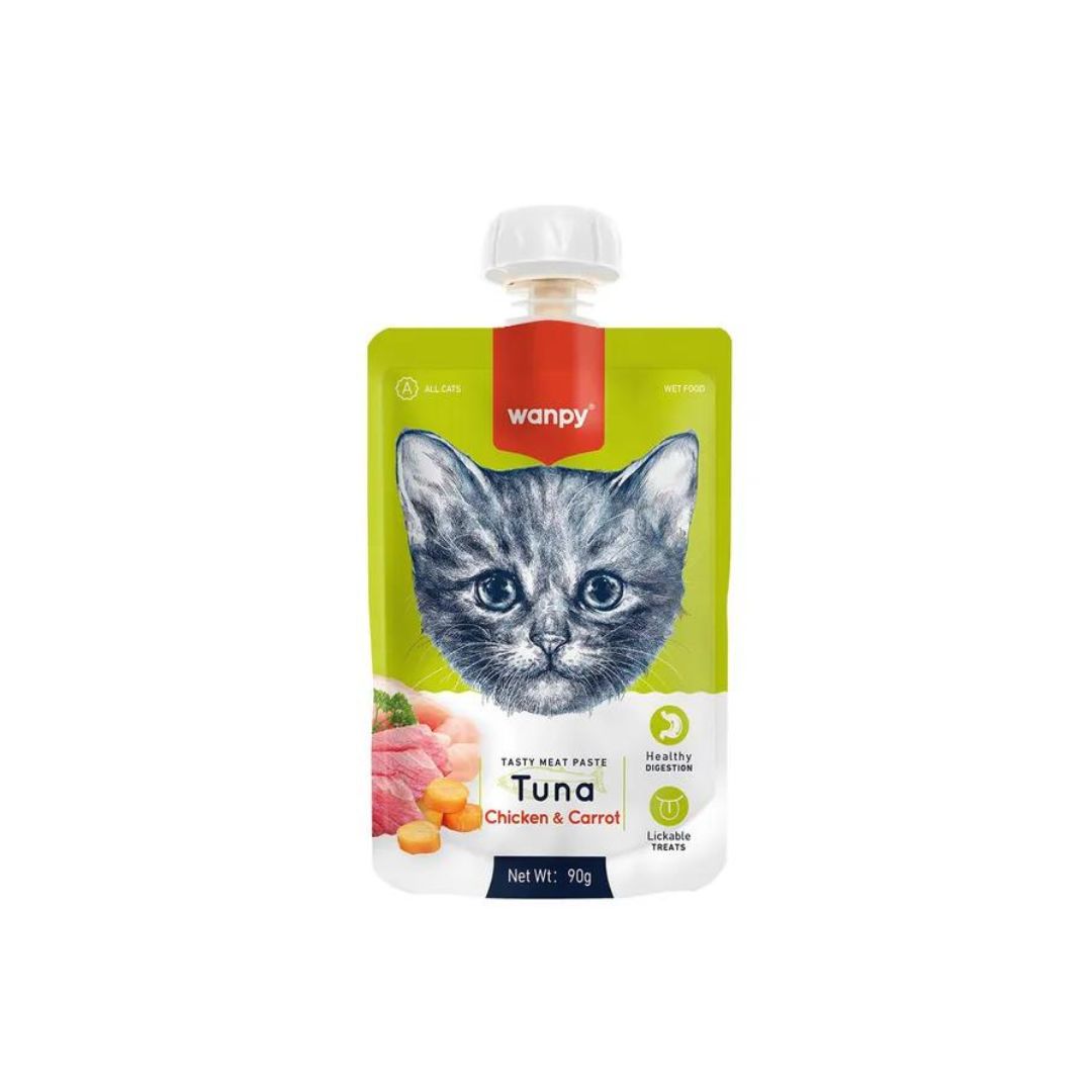 Wanpy Tasty Meat Paste Cat Treats-90gm