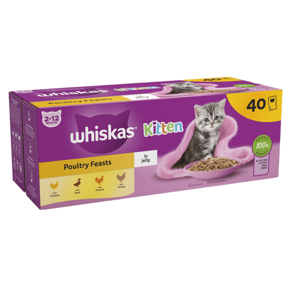 Whiskas® Wet Food for Kittens (2-12 Month)