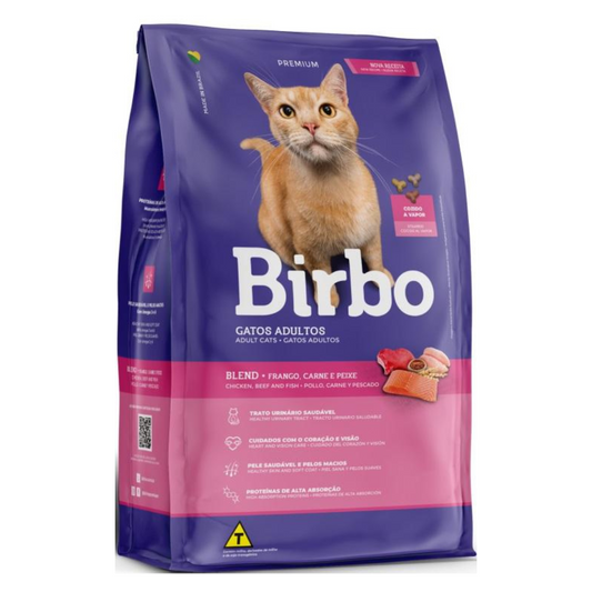 BIRBO BLEND CAT FOOD – CHICKEN BEEF and FISH 1 kg