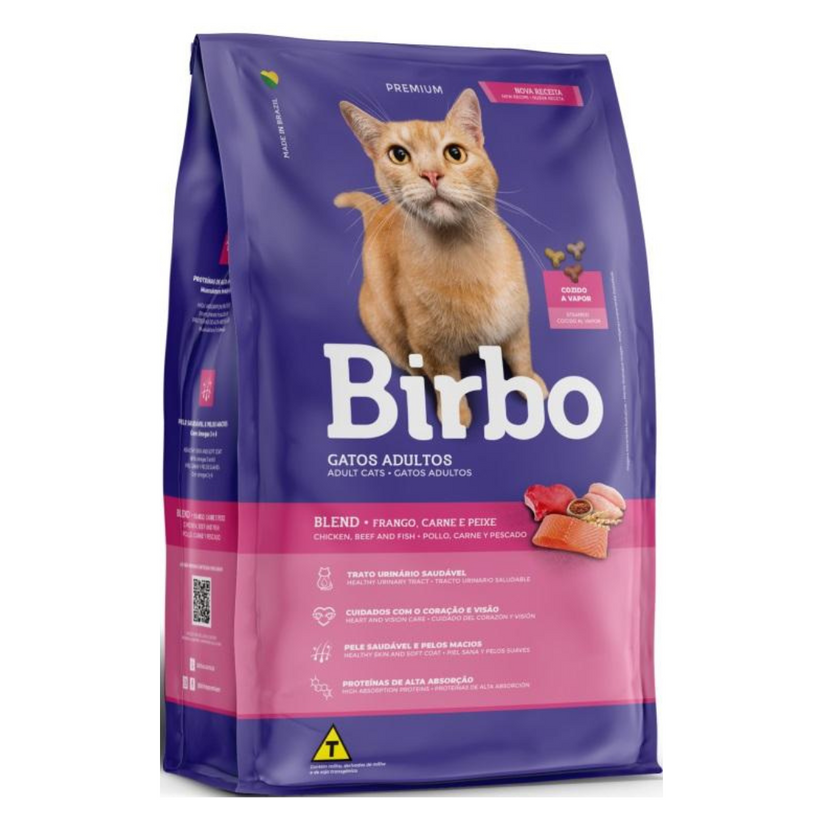 BIRBO BLEND CAT FOOD – CHICKEN BEEF and FISH 1 kg – The Pet Markaz