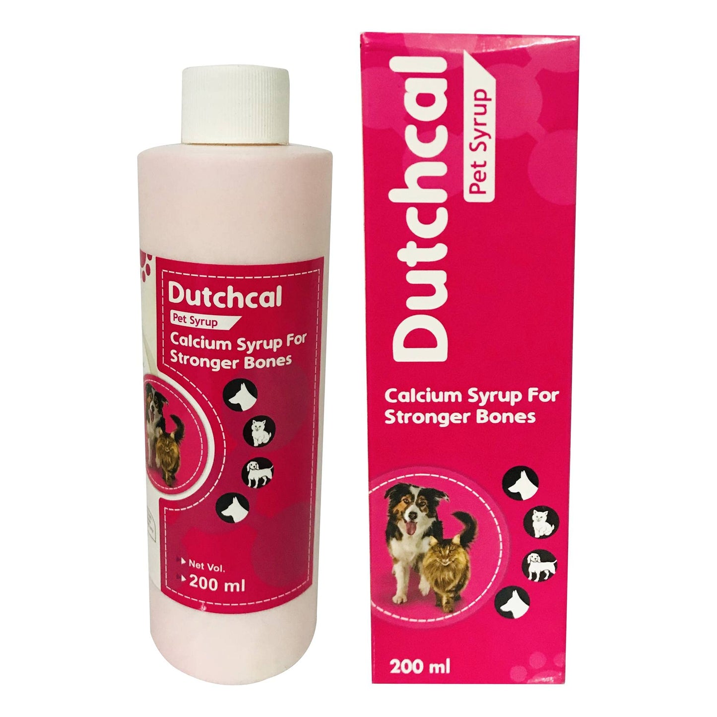 Dutchcal Pet Syrup | Calcium Syrup for Stronger Bones and Teeth