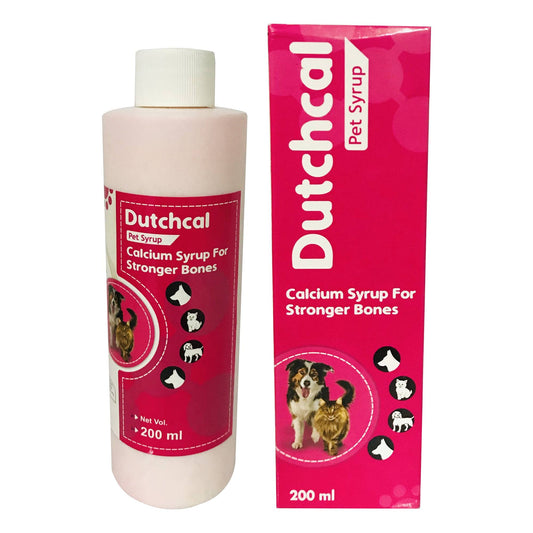 Dutchcal Pet Syrup | Calcium Syrup for Stronger Bones and Teeth