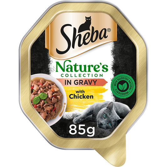 Sheba Natures Collection Wet Adult Cat Food Chicken 85g