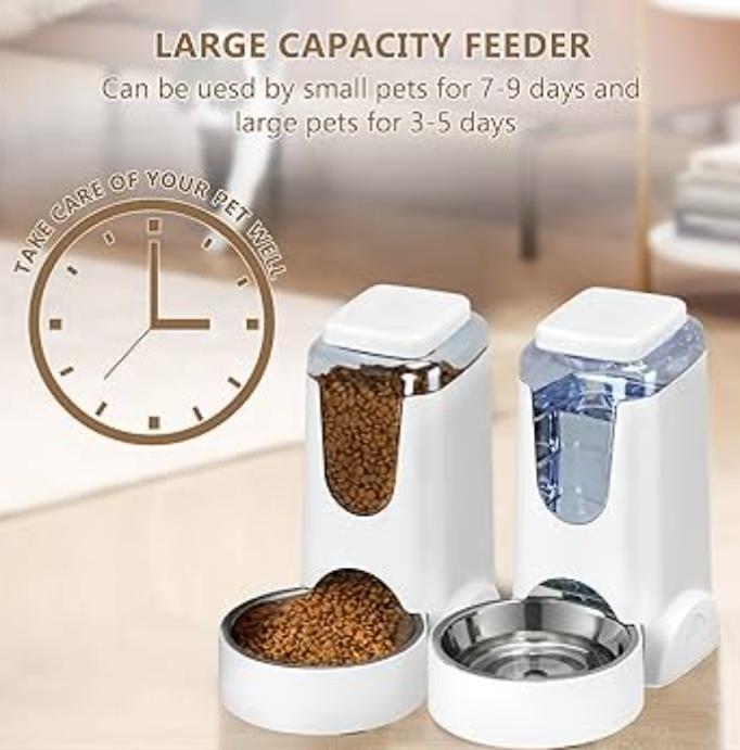 Automatic Cat Feeder and Water Dispenser