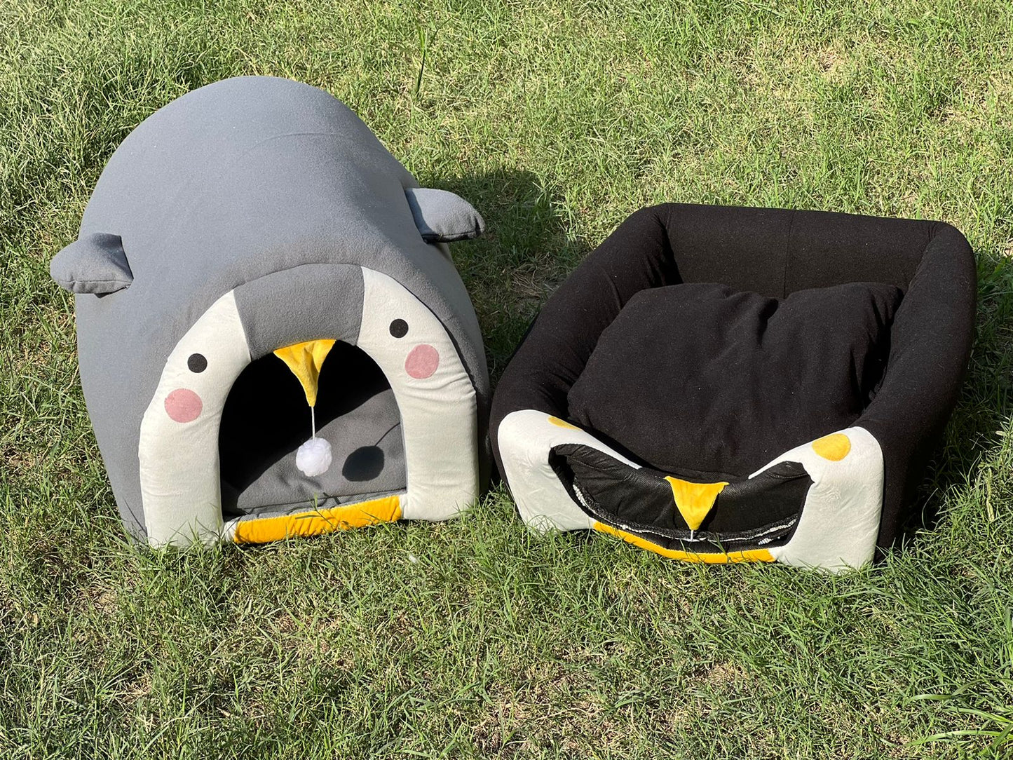 Penguin Pet House in Bed
