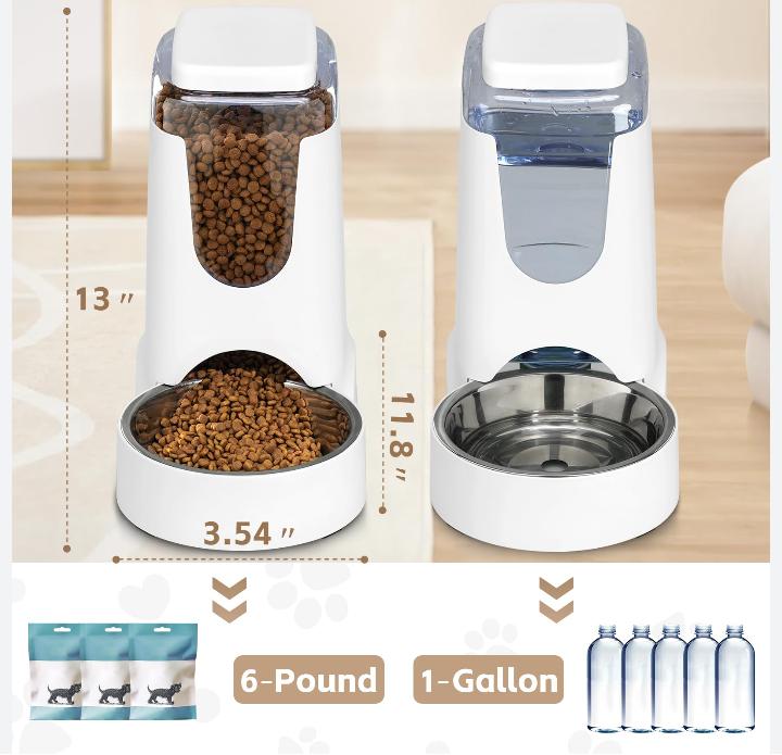 Automatic Cat Feeder and Water Dispenser