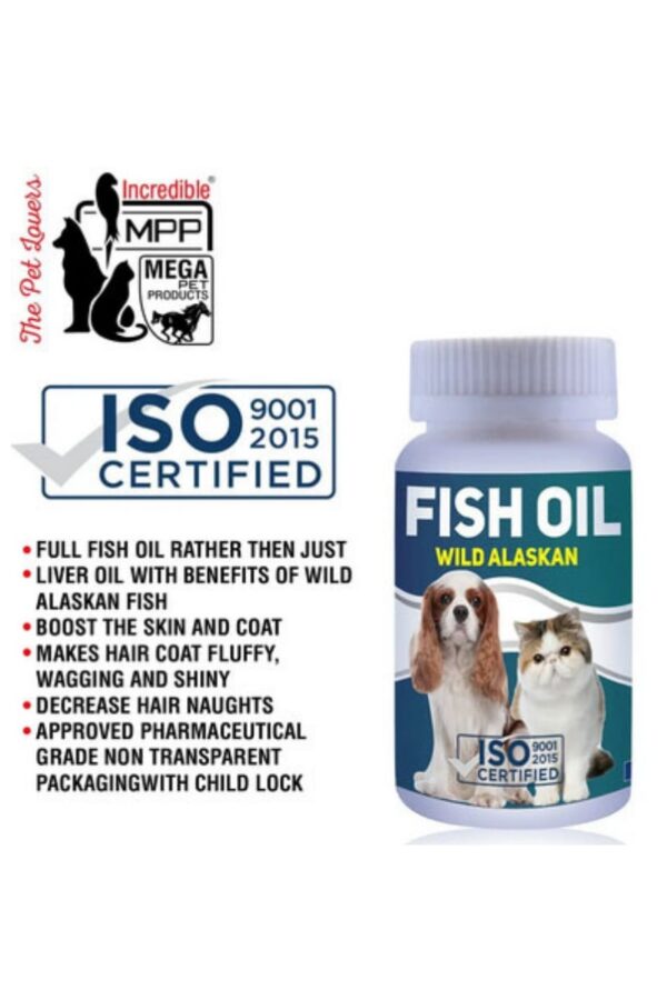 Mega Fish Oil 120 Capsule For Cats and Dogs