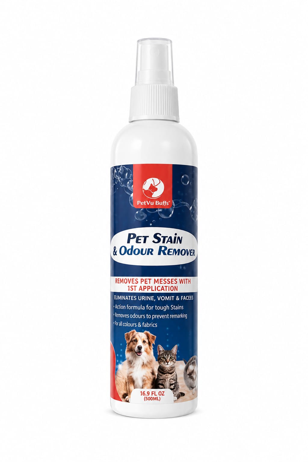 Fluff n Buff Pet Stain And Odour Remover- 300ml