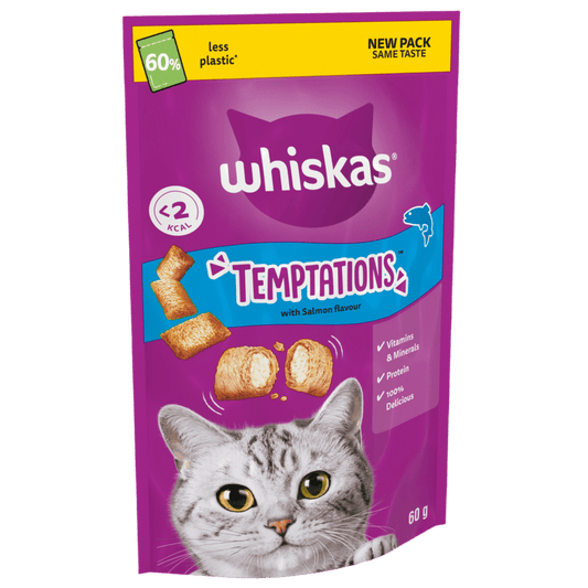 Whiskas Temptations Cat Treats – 60gm